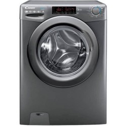 CANDY CSWS496TWMRRE-47 was-droogcombinatie - Wassen 9 kg + Drogen 6 kg - Breedte 60 cm - Klasse A - 1400 tpm - Antraciet